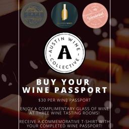 Buy a wine passport now for $35 and get to enjoy a complimentary glass of wine at each of our three partner wineries, plus a commemorative T-shirt!
